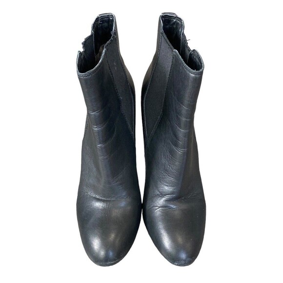 Sam Edelman‎ Heeled Ankle Boots Black Leather Size 8.5 - Picture 2 of 8